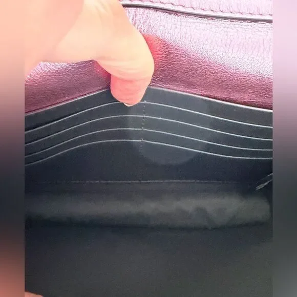 Fendi Vitello Catalon Metallic Pink Leather Bag with Silver Accent - Picture 12 of 17